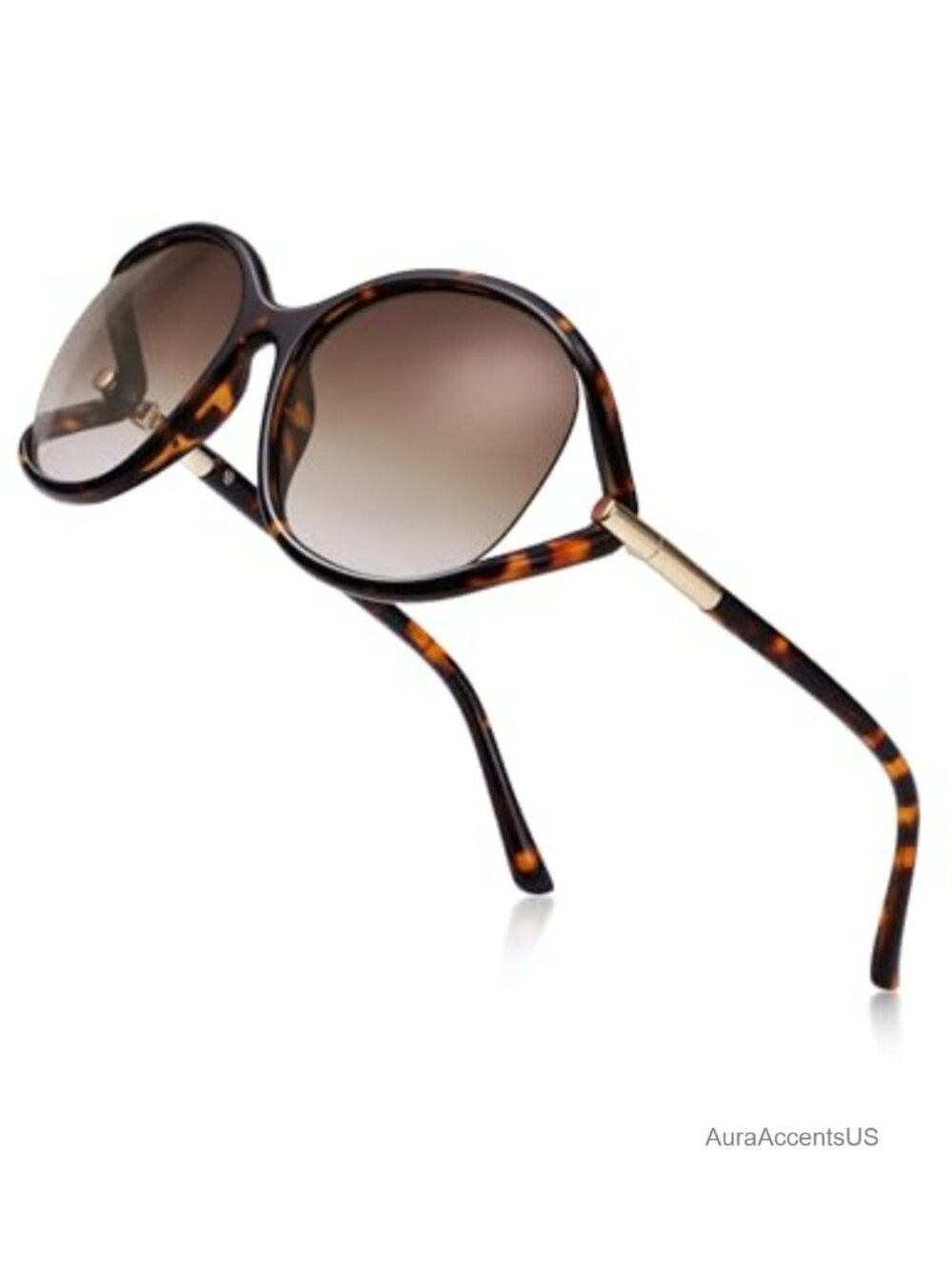 Oversized Oval Butterfly Sunglasses UV400 Lightweight Full Coverage